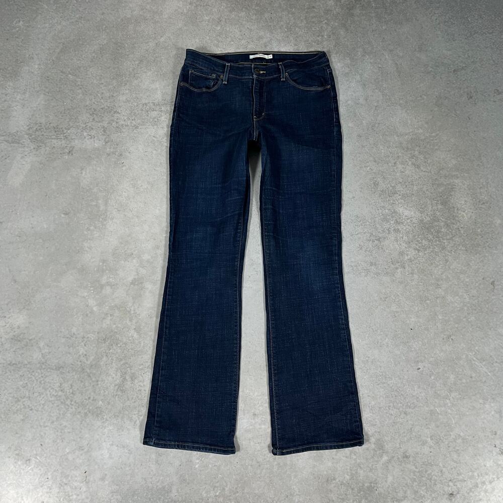Levi's Classic Bootcut Women's Jeans Size 12 (31x32) Flared Dark Denim
